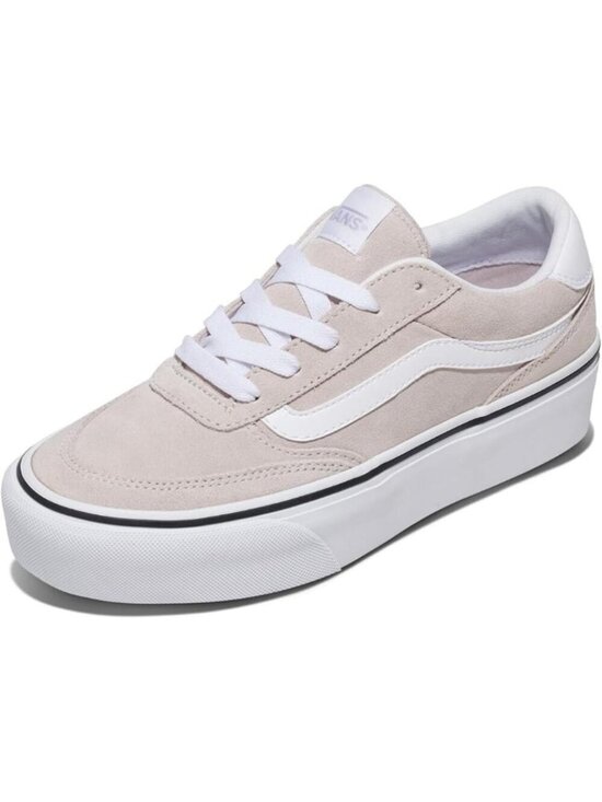 Shoes - Women's Suede Taupe Mist Leather Brooklyn Ls Platform Imported Sneaker Shoes